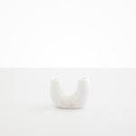 Dinosaur Designs Mini Branch Vase in Snow Swirl Colour resin