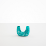 Dinosaur Designs Mini Branch Vase in Lagoon Colour resin