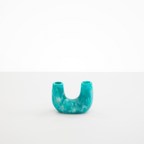 Dinosaur Designs Mini Branch Vase in Lagoon Colour resin