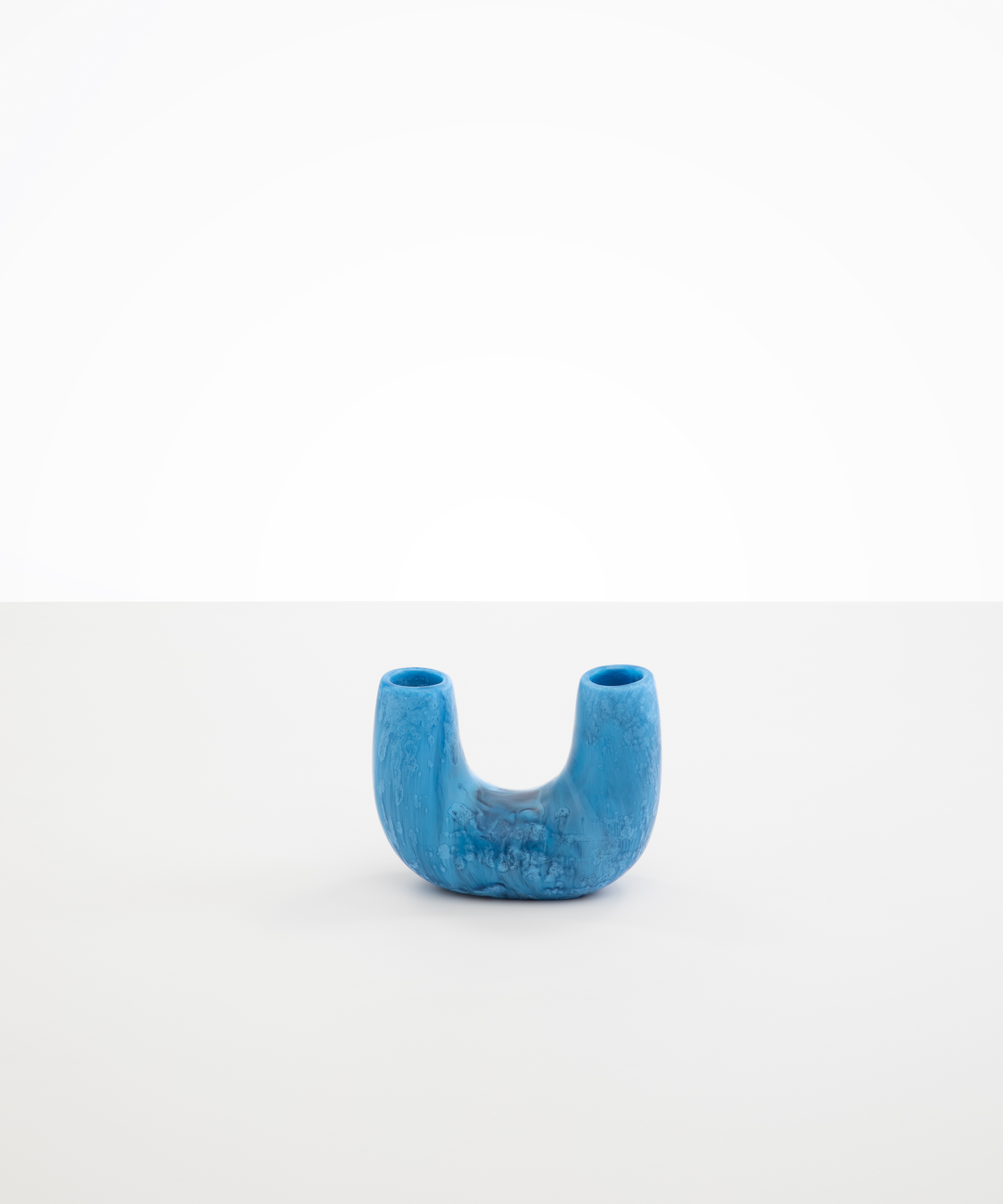 Dinosaur Designs Mini Branch Vase in Sky Colour resin