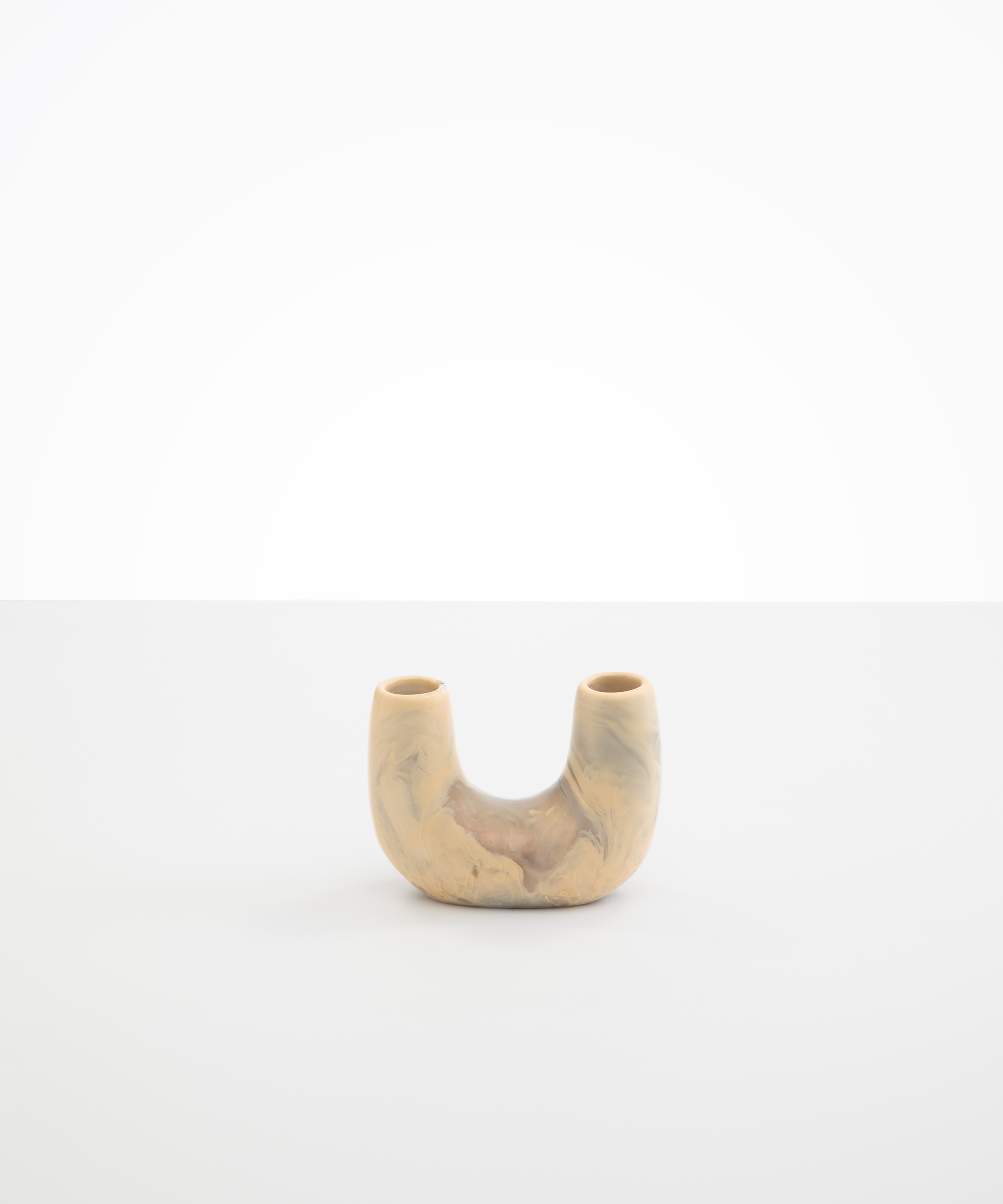 Dinosaur Designs Mini Branch Vase in Sandy Pearl Colour resin