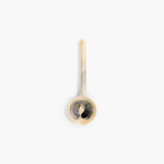 Dinosaur Designs Moon Spoon in Sandy Pearl Colour resin.