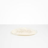 Dinosaur Designs Large Temple Platter in Chalk Swirl Colour resin..