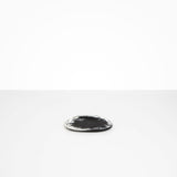 Dinosaur Designs Temple Side Plate in Black Marble Colour resin