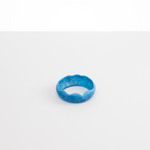 Dinosaur Designs Paradise Bangle Bracelets in Sky Colour resin with Wide Fit