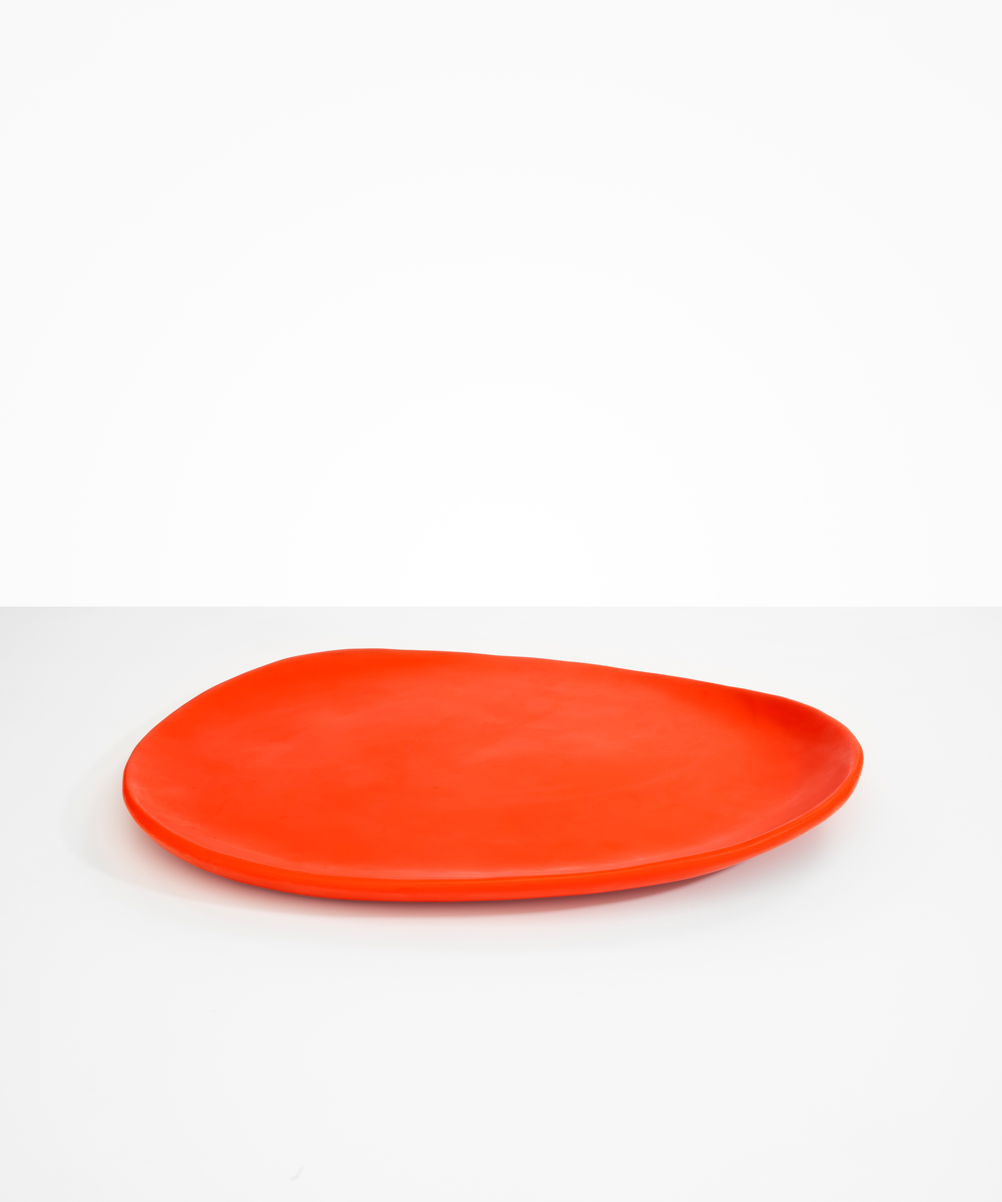 Dinosaur Designs Large Pebble Platter Serving Platters in Coral Pop Colour resin