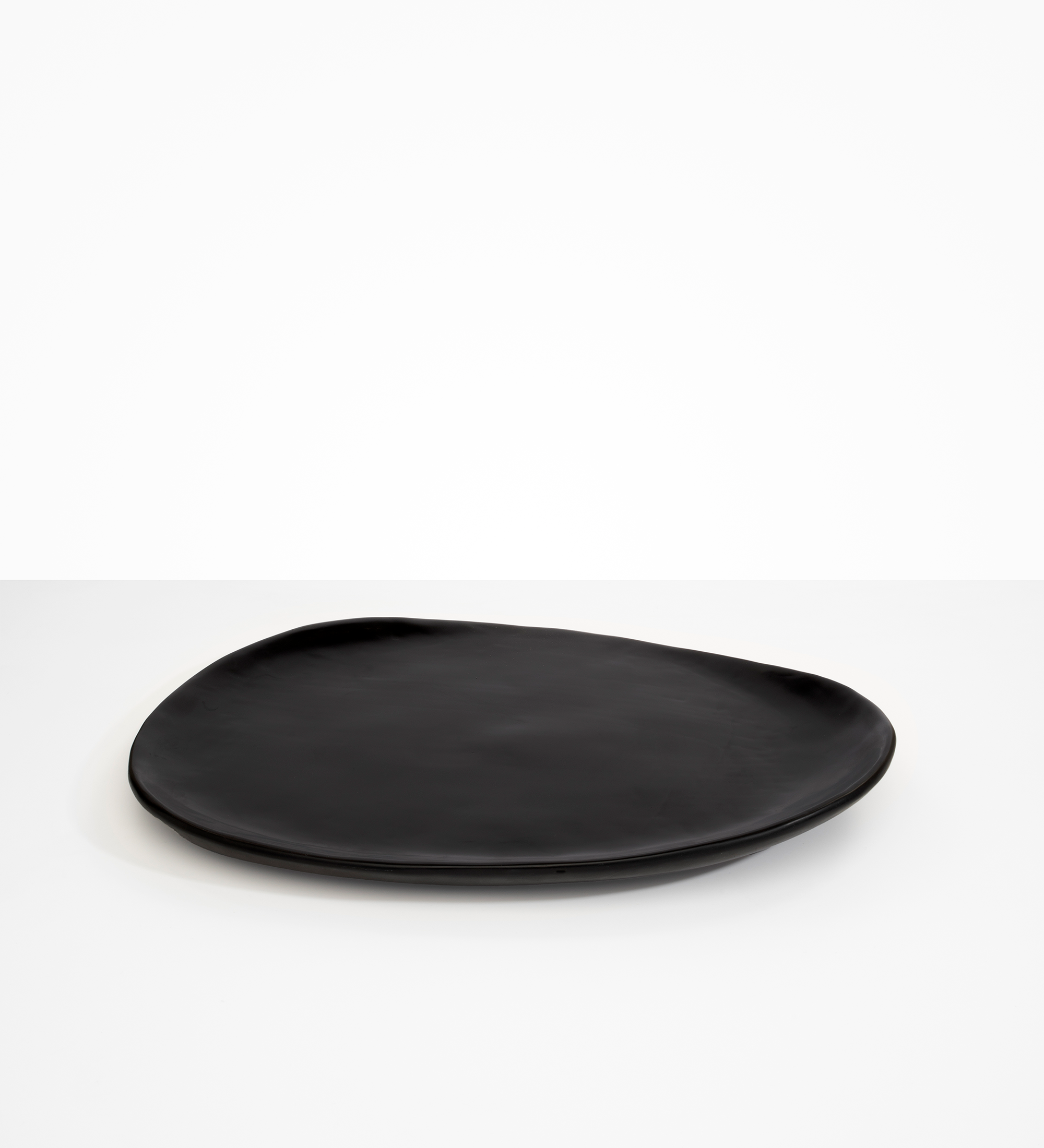 Dinosaur Designs Large Pebble Platter Serving Platters in Black Colour resin 