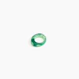 Dinosaur Designs Slate Ring in Moss Colour resin with Regular Fit..