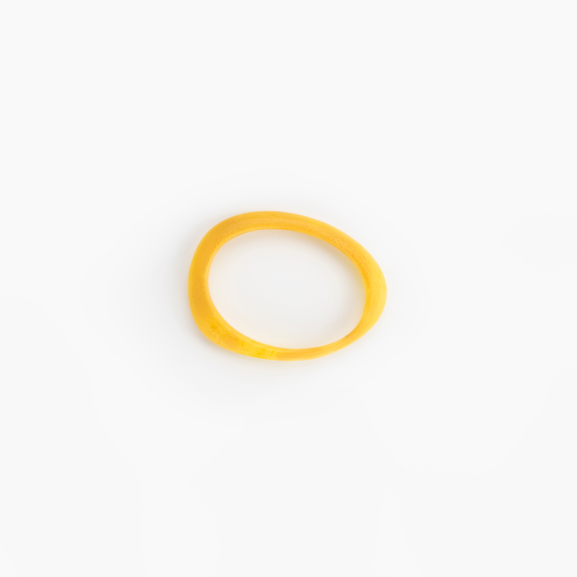 Dinosaur Designs Rock Wishbone Bangle in Honeycomb Colour resin with Wide Fit..