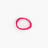 Dinosaur Designs Rock Wishbone Bangle in Flamingo Colour resin with Wide Fit