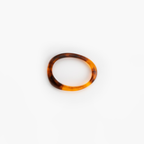 Dinosaur Designs Rock Wishbone Bangle in Tortoise Colour resin with Wide Fit