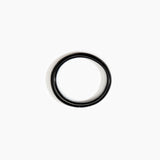 Dinosaur Designs Polished Classic Wishbone Bangle in Black Marble Colour resin with Wide Fit.