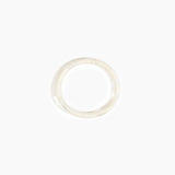 Dinosaur Designs Polished Classic Wishbone Bangle in Chalk Swirl Colour resin with Wide Fit.