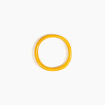 Dinosaur Designs Polished Classic Wishbone Bangle in Honeycomb Colour resin with Regular Fit.