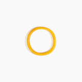 Dinosaur Designs Polished Classic Wishbone Bangle in Honeycomb Colour resin with Regular Fit.