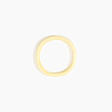 Dinosaur Designs Polished Classic Wishbone Bangle in Lemon Colour resin with Regular Fit