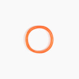 Dinosaur Designs Polished Classic Wishbone Bangle in Lychee Colour resin with Regular Fit