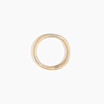 Dinosaur Designs Polished Classic Wishbone Bangle in Sandy Pearl Colour resin with Wide Fit
