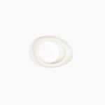 Dinosaur Designs Small Rock Bangle in Chalk Swirl Colour resin with Wide Fit..