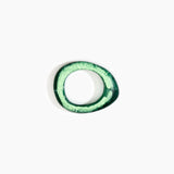 Dinosaur Designs Small Rock Bangle in Moss Colour resin with Wide Fit..