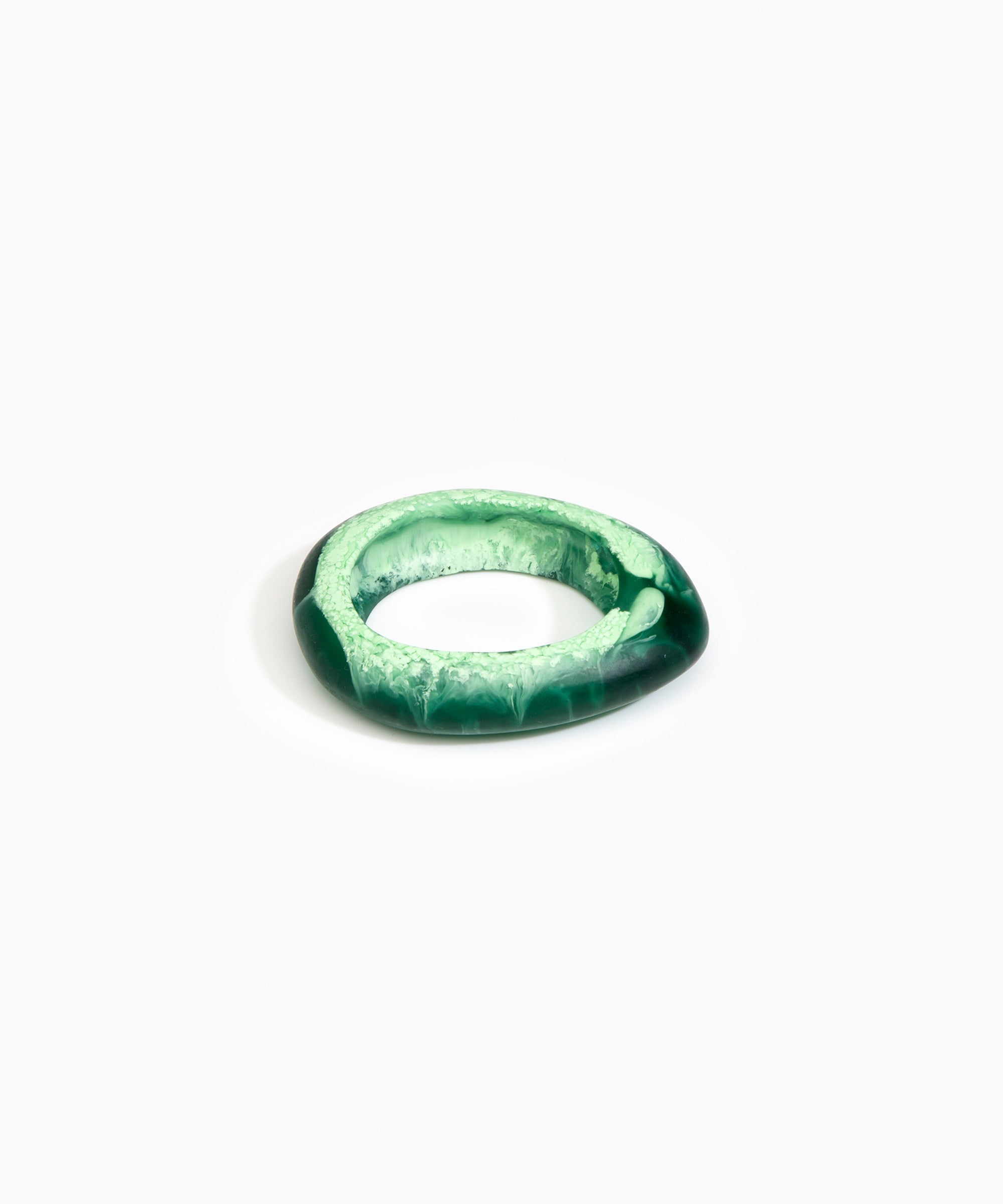 Dinosaur Designs SBRCKSML Small Rock Bangle MOSS..