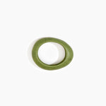 Dinosaur Designs Small Rock Bangle in Olive Colour resin with Wide Fit