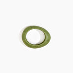 Dinosaur Designs Small Rock Bangle in Olive Colour resin with Wide Fit..