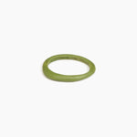Dinosaur Designs SBRCKWBN Rock Wishbone Bangle OLIVE..