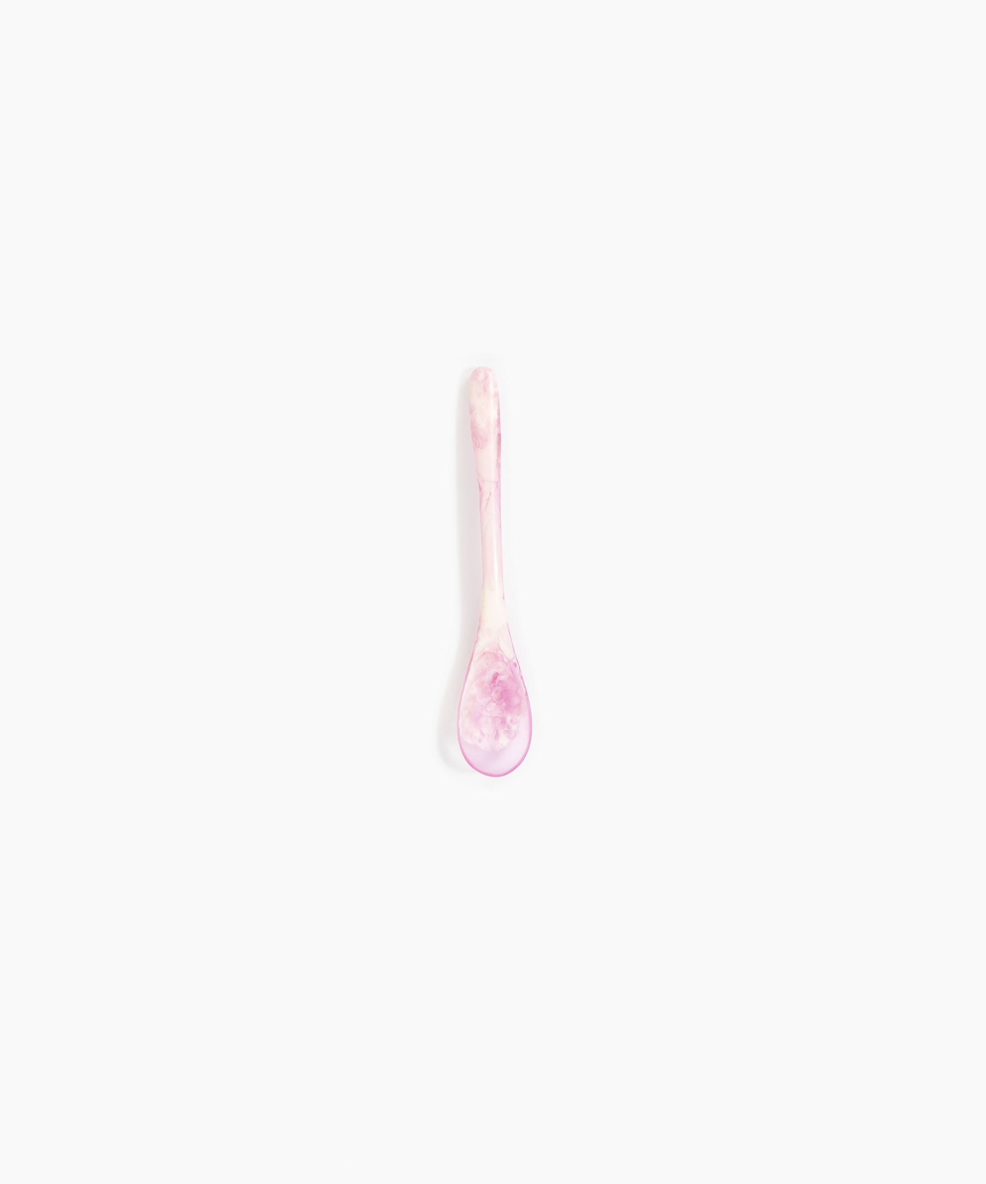 Dinosaur Designs Shell Spoon in Shell Pink Colour resin