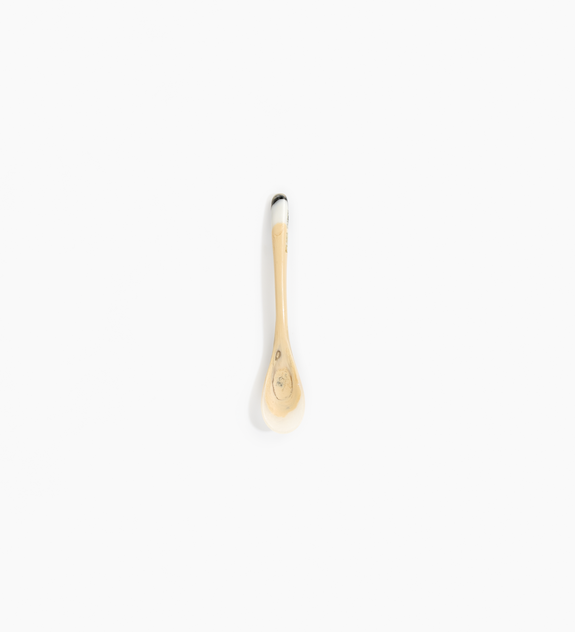 Dinosaur Designs Shell Spoon Tableware in Sandy Pearl Colour resin 