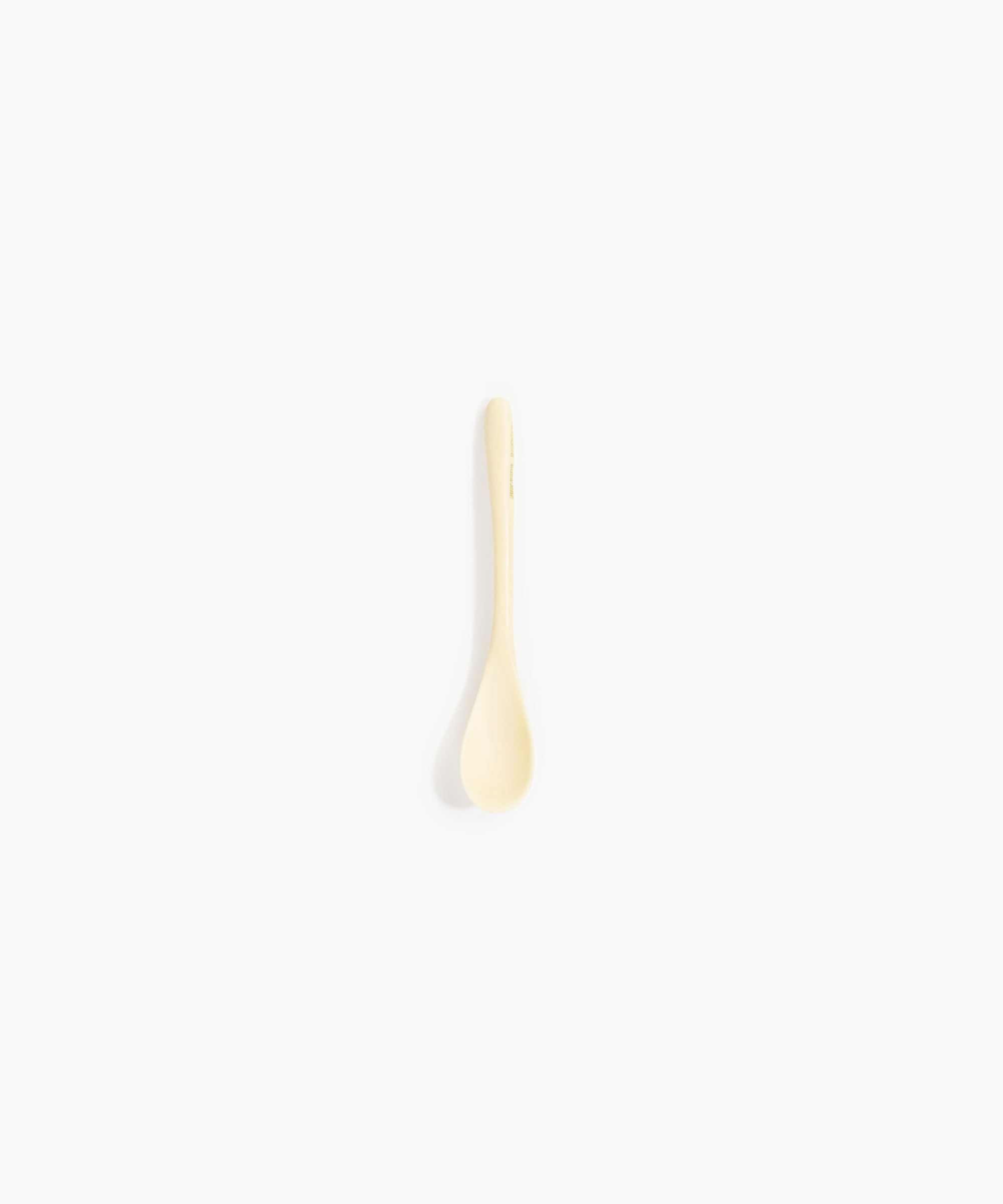 Dinosaur Designs Shell Spoon in Cream Colour resin