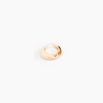 Dinosaur Designs Slate Ring Rings in Light Horn Colour resin with Regular Fit.