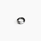 Dinosaur Designs Slate Ring in Black Marble Colour resin with Regular Fit.