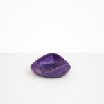 Dinosaur Designs Small Leaf Bowl Bowls in Grape Colour resin 