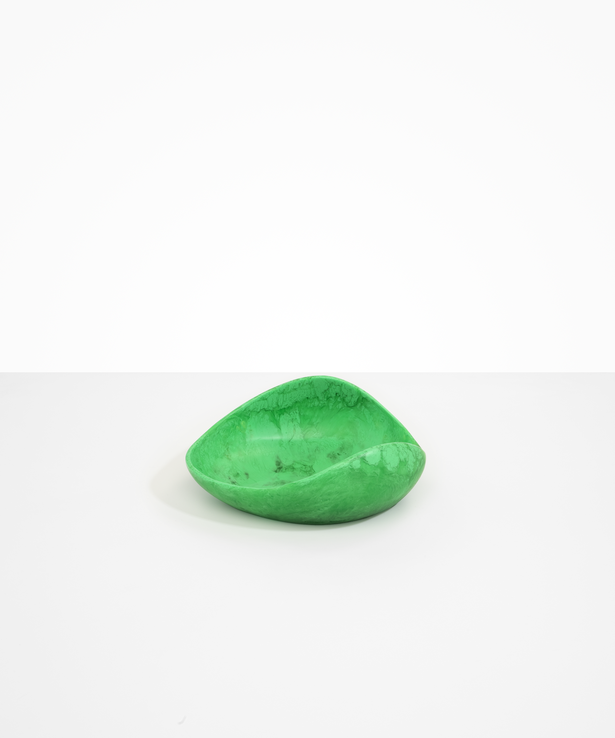 Dinosaur Designs Small Leaf Bowl in Leaf Colour resin