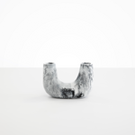 Dinosaur Designs Small Branch Vase in White Marble Colour resin