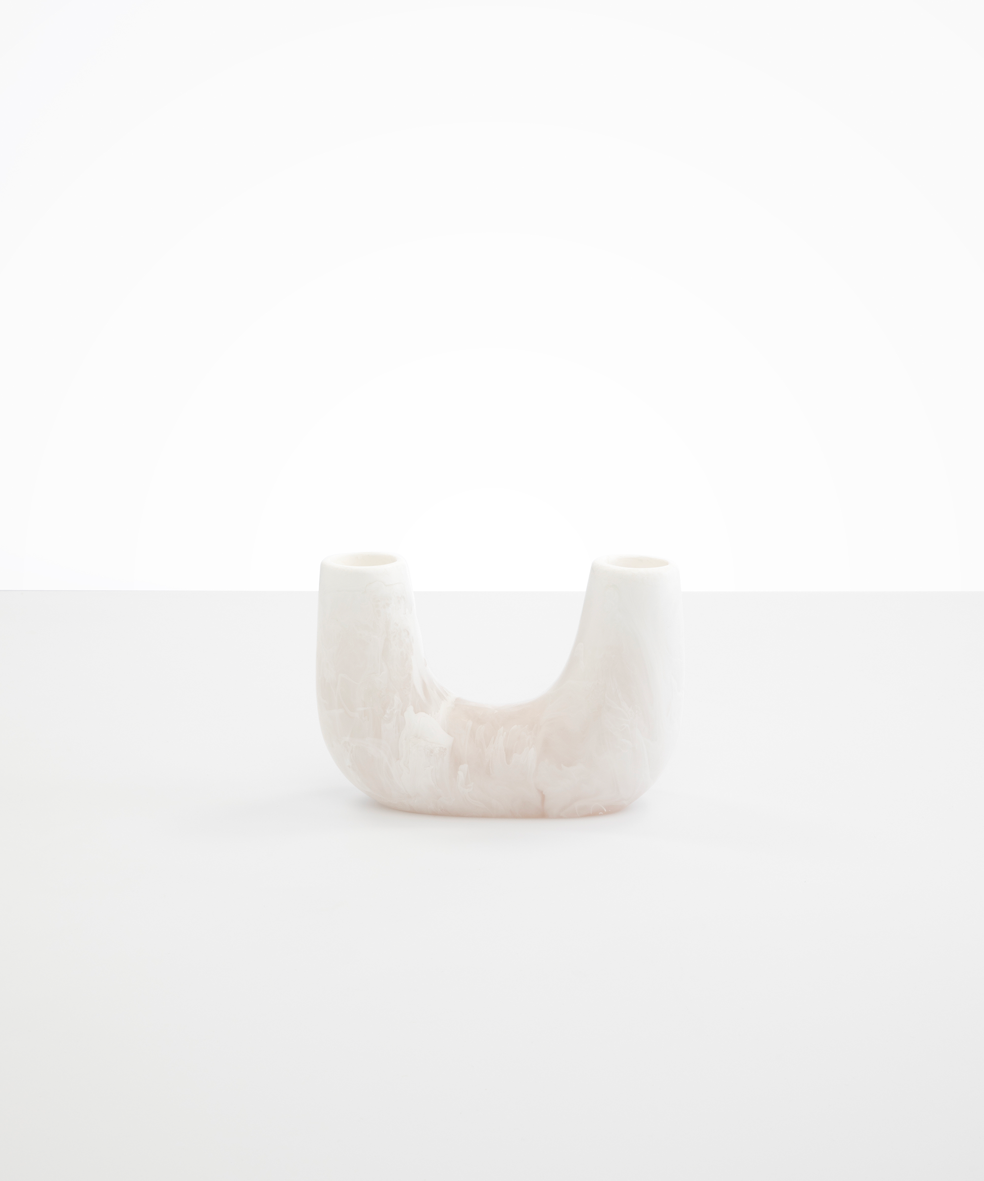 Dinosaur Designs Small Branch Vase in Chalk Swirl Colour resin