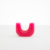 Dinosaur Designs Small Branch Vase in Flamingo Colour resin