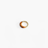 Dinosaur Designs Small Horn Ring Rings in Dark Horn Colour resin with Nano-Coated Brass Material