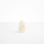 Dinosaur Designs Small Pebble Vase in Chalk Swirl Colour resin.
