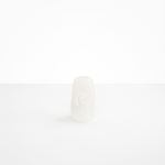 Dinosaur Designs Small Pebble Vase in Snow Swirl Colour resin.