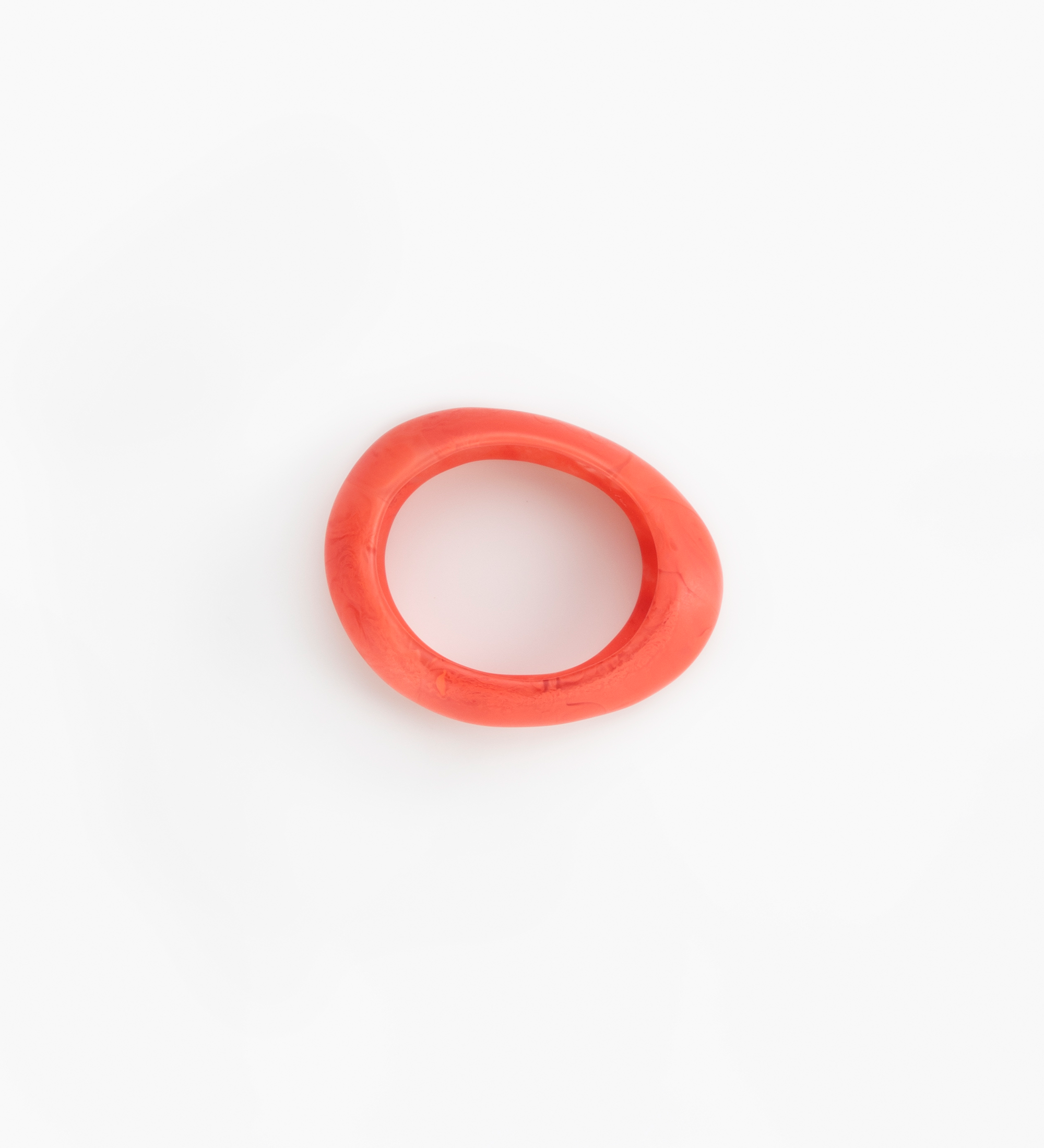 Dinosaur Designs Small Rock Bangle Bracelets in Lychee Colour resin with Wide Fit