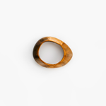 Dinosaur Designs Small Rock Bangle in Dark Horn Colour resin with Wide Fit..