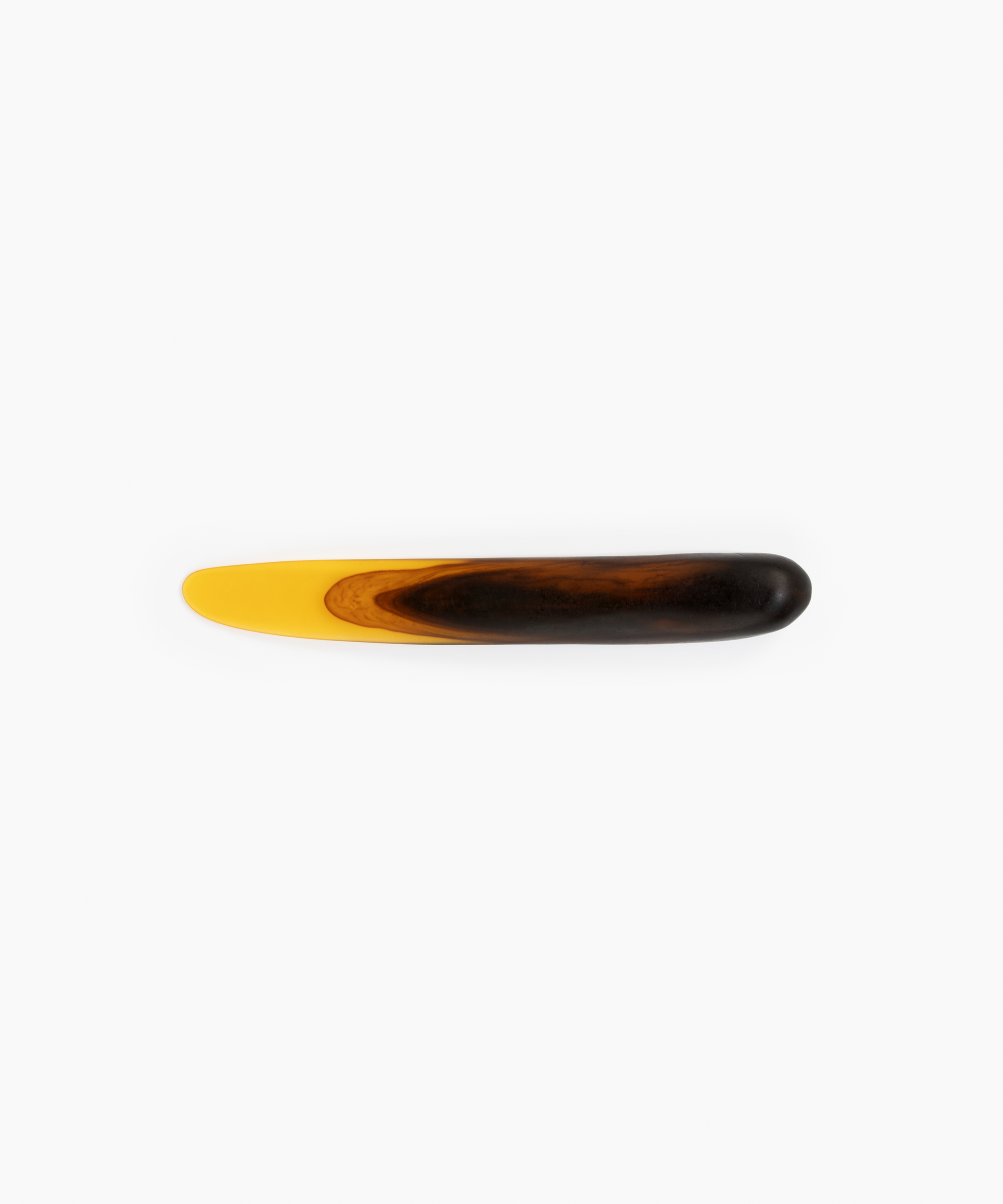 Dinosaur Designs Stone Cheese Knife in Tortoise Colour resin.