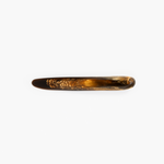 Dinosaur Designs Stone Cheese Knife in Dark Horn Colour resin.