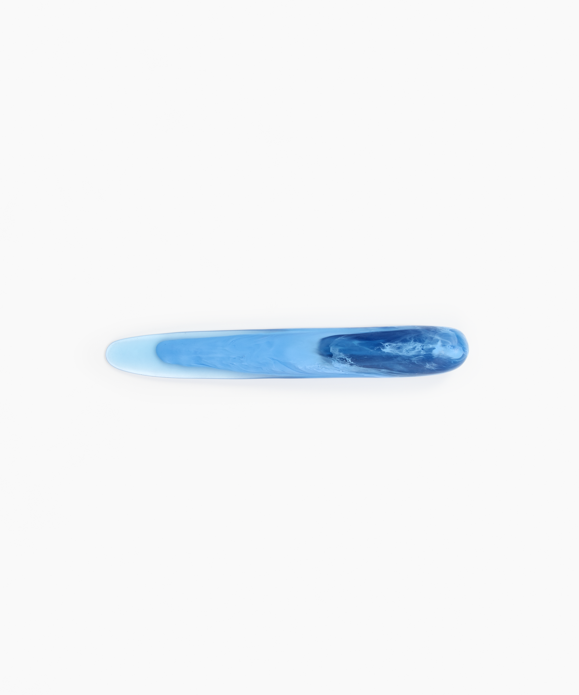 Dinosaur Designs Stone Cheese Knife in Sky Colour resin.
