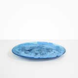 Dinosaur Designs Long Temple Platter in Sky Colour resin