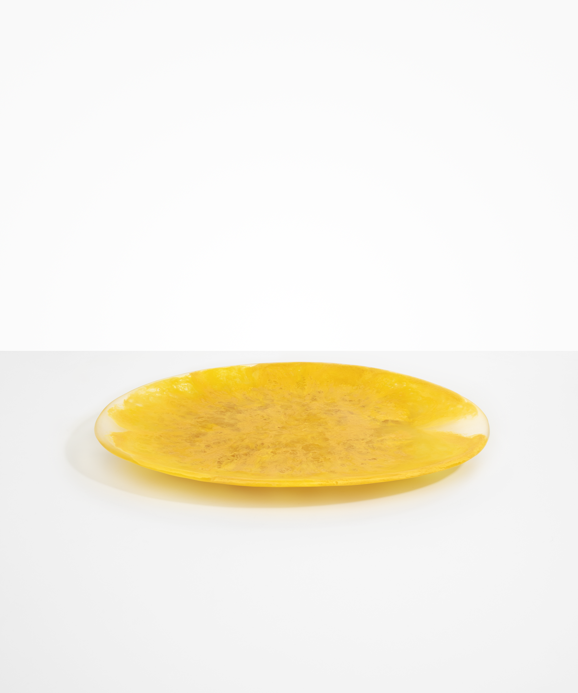 Dinosaur Designs Long Temple Platter in Honeycomb Colour resin.