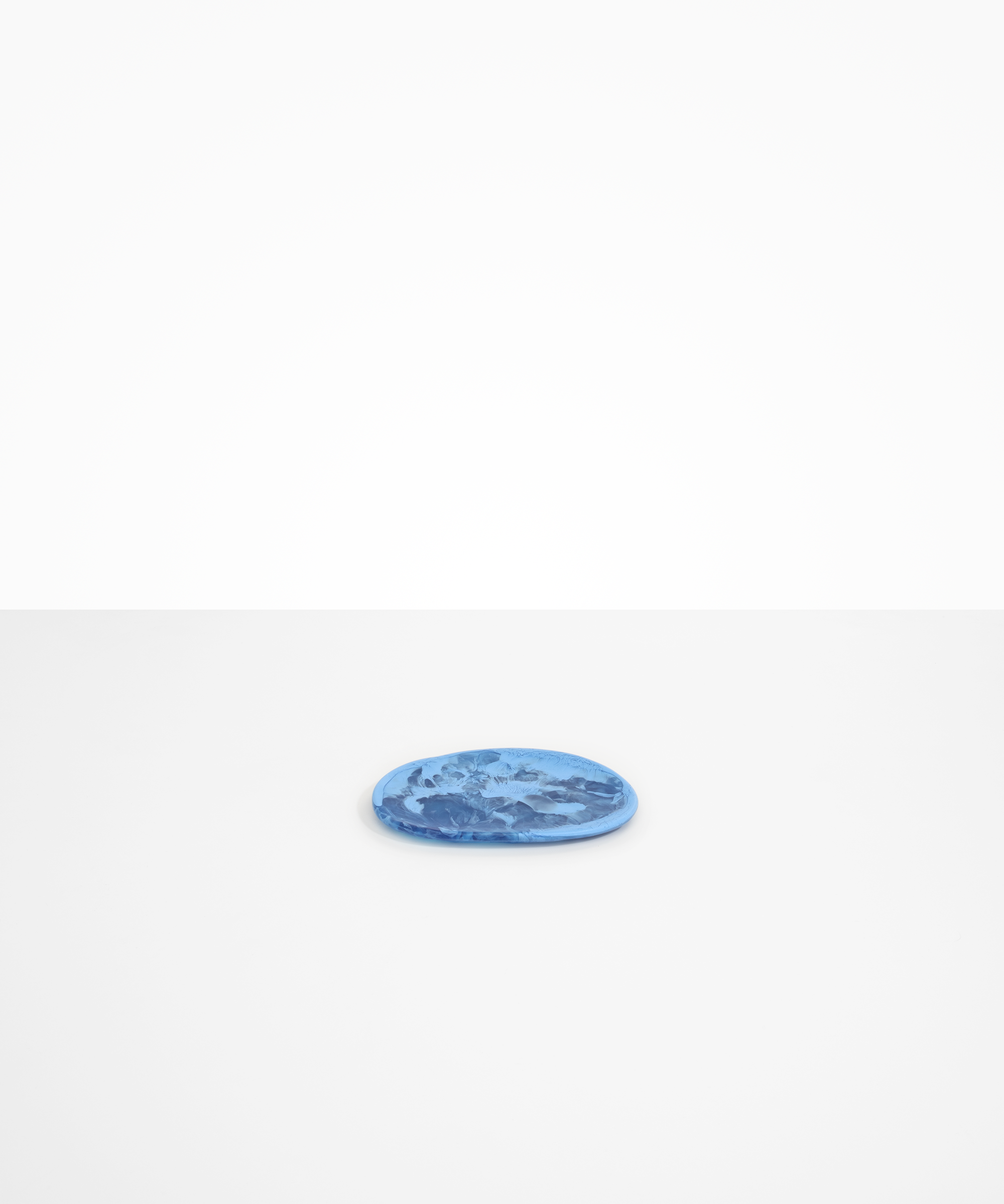 Dinosaur Designs Temple Side Plate in Sky Colour resin..