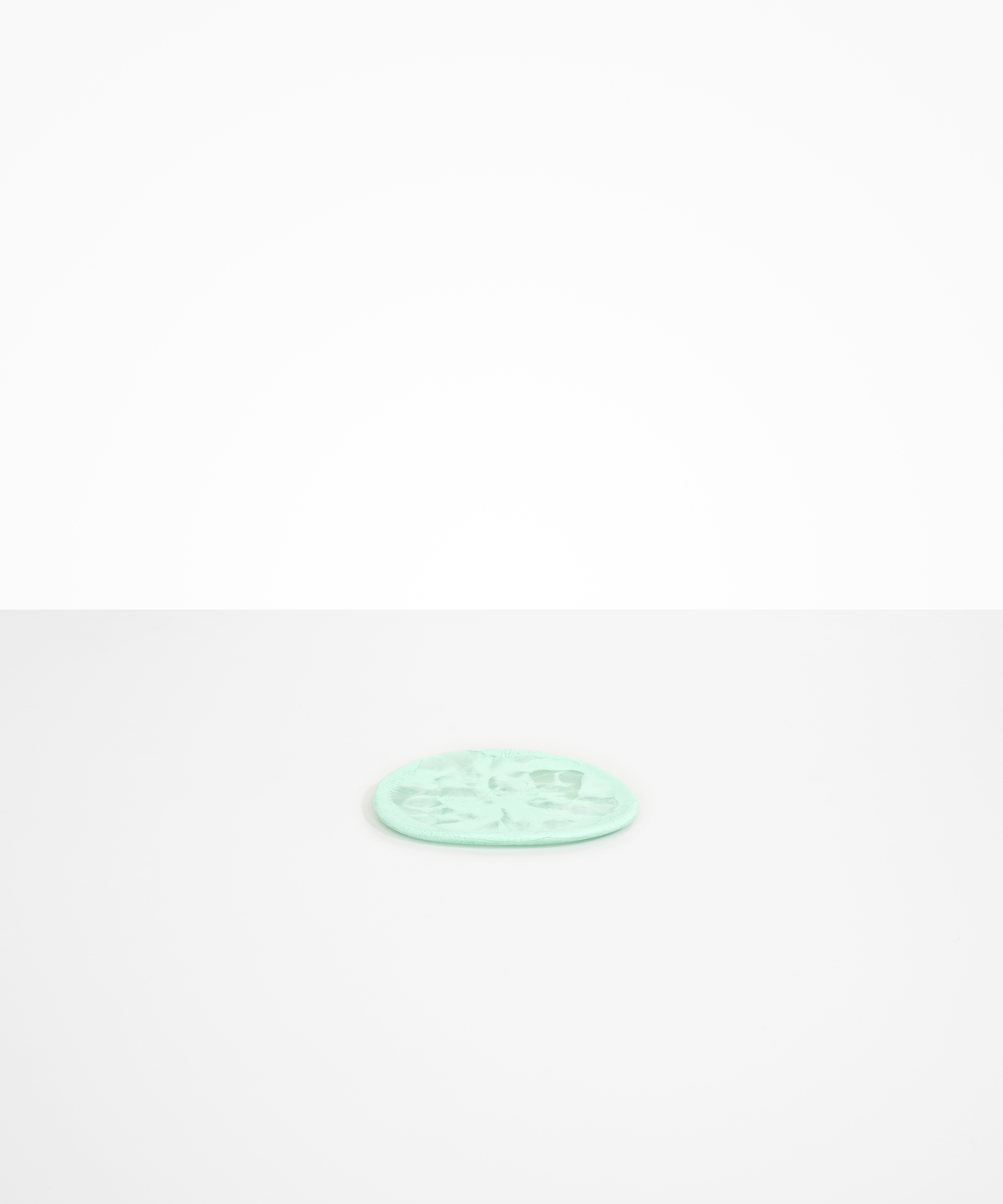 Dinosaur Designs Temple Side Plate in Mint Colour resin.